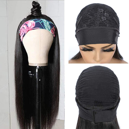 Custom Straight Grab-N-Go Headband Wig