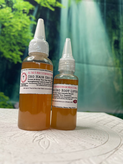 AT&M Gro Hair Gro Root Lifter Serum Scalp Treatment Thicker, Fuller, Healthier Looking Hair And Edges Are Possible