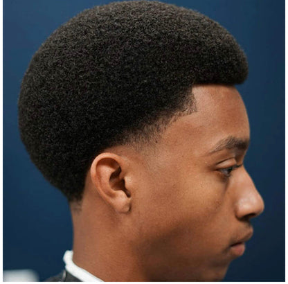 Template Custom Fitting Afro Hair Replacement System For Men