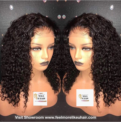 Full Lace Front Wig-Raw Cambodian Softkinks Curly Bob wig Visit Store www.feelmorelikeuhair.com 