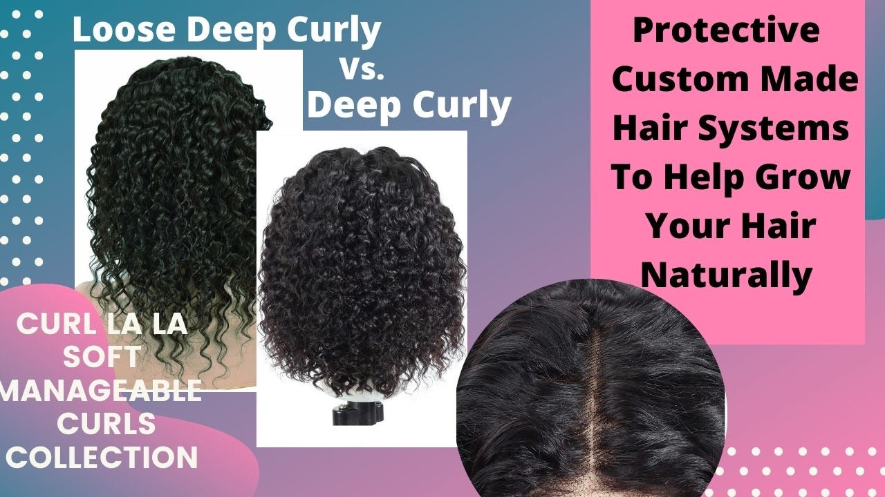 loose deep wavy curly hair wig