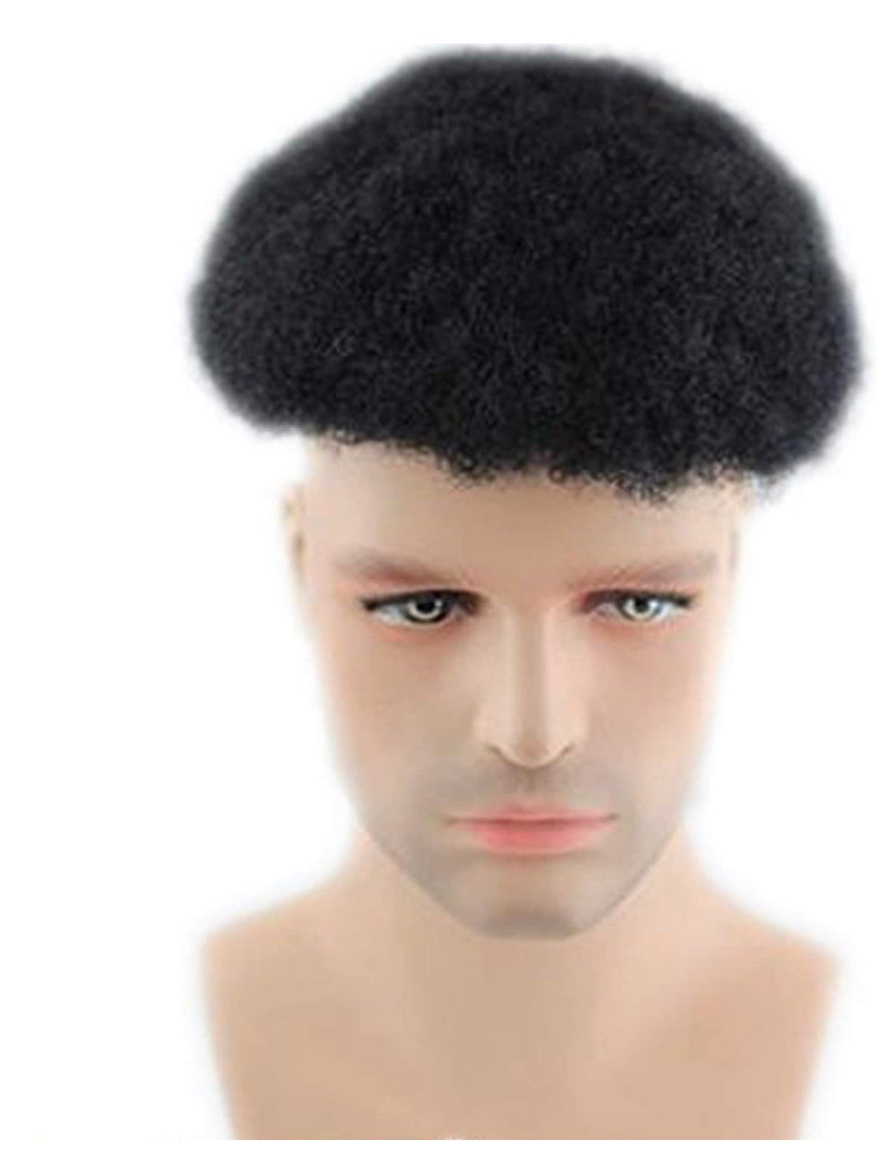 Custom Fitting Afro Hair Replacement System For Men $800.00