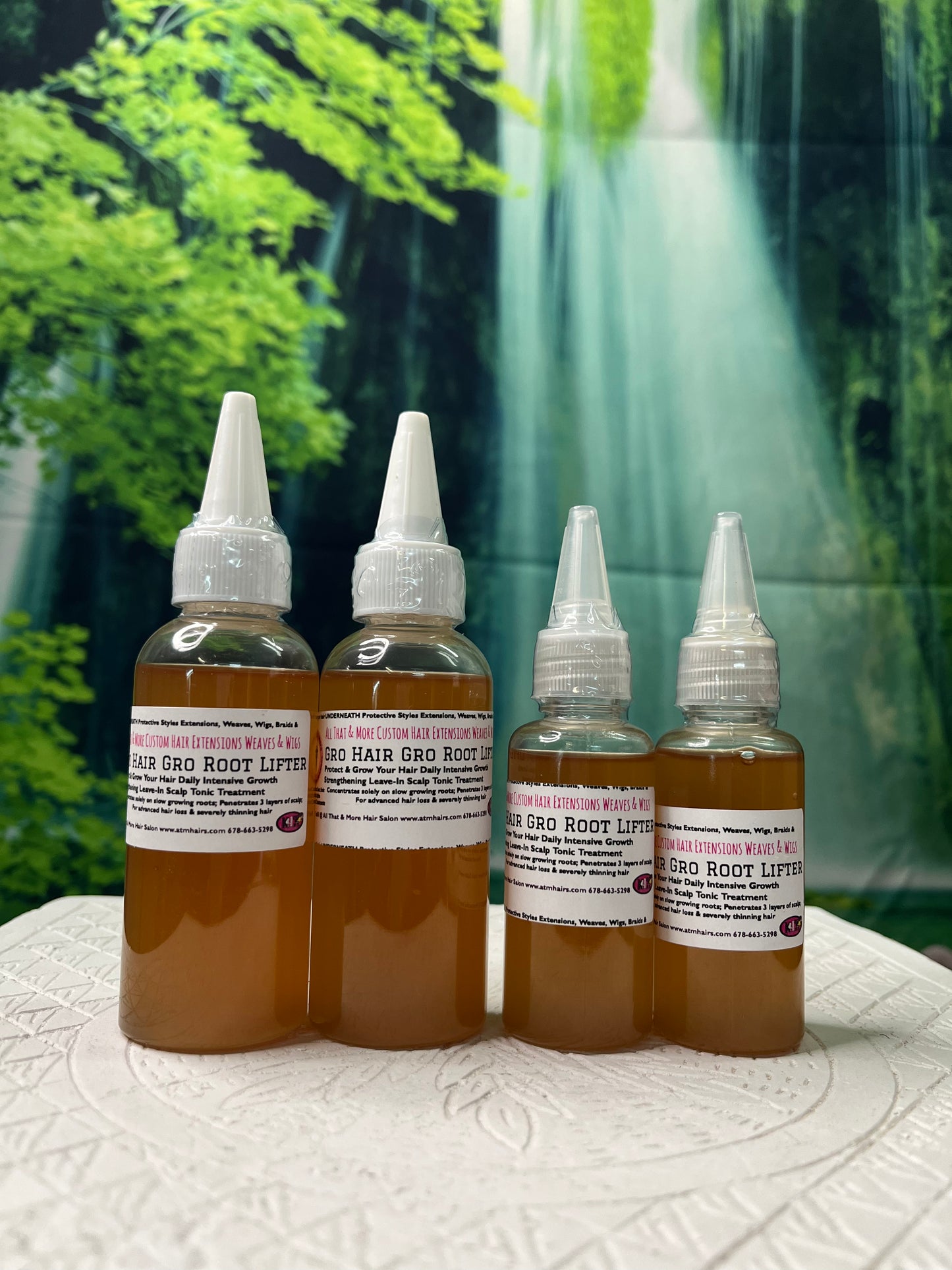 AT&M Gro Hair Gro Root Lifter Serum Scalp Treatment Thicker, Fuller, Healthier Looking Hair And Edges Are Possible