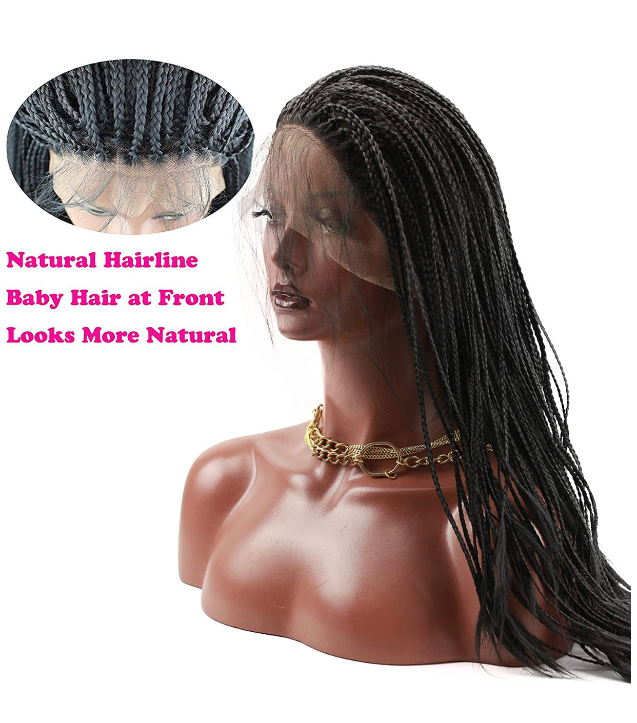 Glueless Micro Braid Extensions Lace Front Specialty Wigs-All That & More Salon Presents up to 50% off- Hope & Hair Breast Cancer Awareness Weekend Event