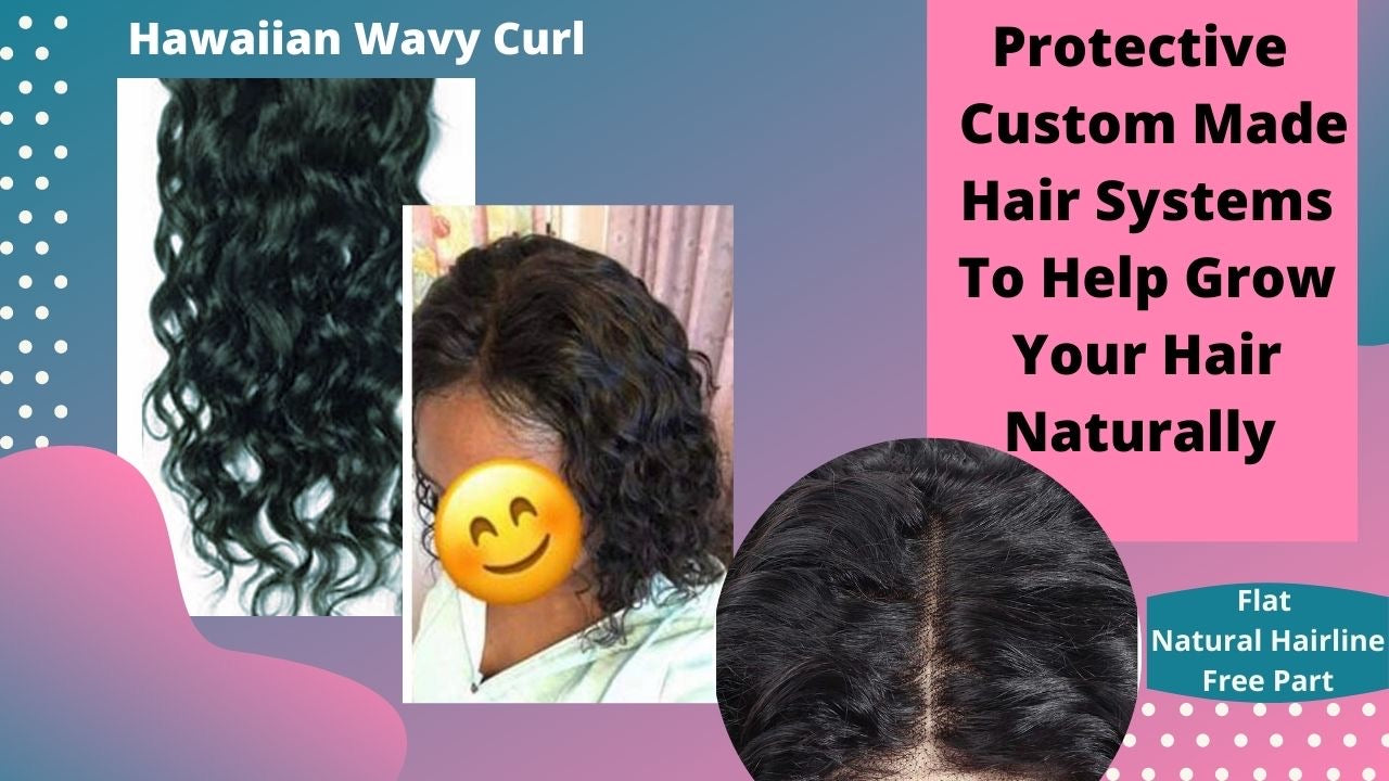 12 inch Curly Custom Made Wig Hair System