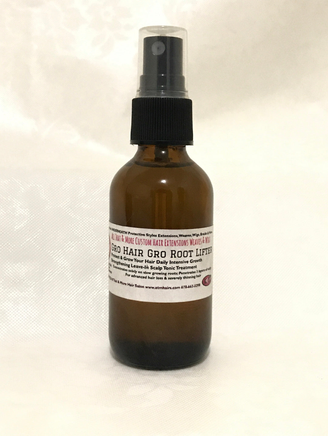 AT&M Gro Hair Gro Root Lifter Serum Scalp Treatment Thicker, Fuller, Healthier Looking Hair And Edges Are Possible