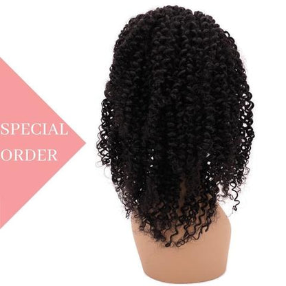 Brazilian Kinky Curly Front Lace Wig