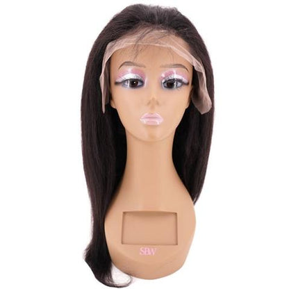 Brazilian Kinky Straight Front Lace Wig