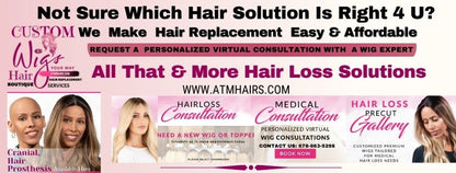 Custom Realistic Looking Hair Replacement Solutions Vip Natural Looking Hairline (For women)