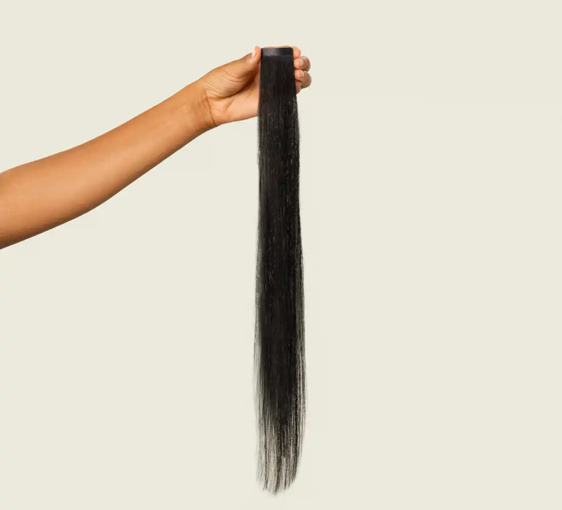 50G STRAIGHT TAPE-INS Hair Extensions - Thick End to End | Hair Lasts 9-12 Months. Custom Pre-Color Option