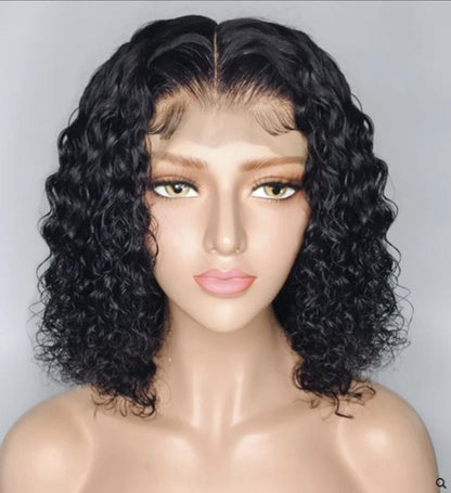 Carmen- Short Wet n Wavy 100% Human Hair Wig with Professional Precut Service