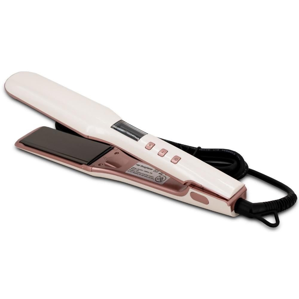 White Titanium Flat Iron Hair Straightener