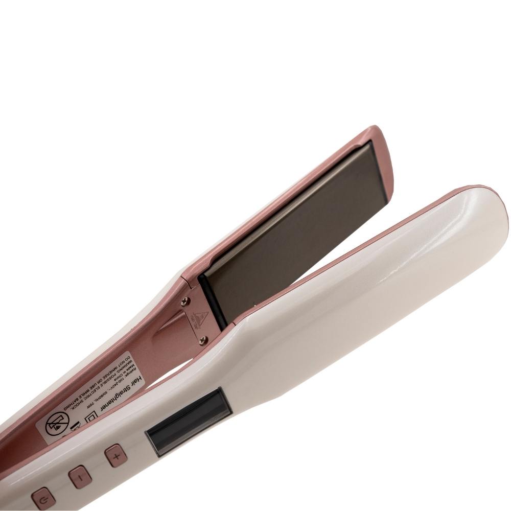 White Titanium Flat Iron Hair Straightener
