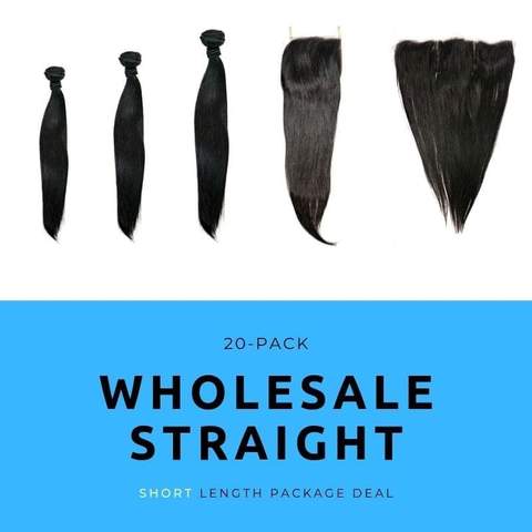 Brazilian Straight Short Length Package Deal