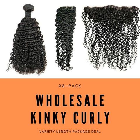 Brazilian Kinky Curly Variety Length Package Deal